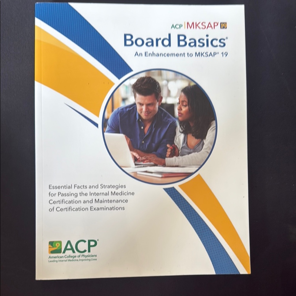 Almost new ACP MKSAP 19 Board Basics Book